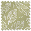 Falling Leaves, Green - Roller Blind